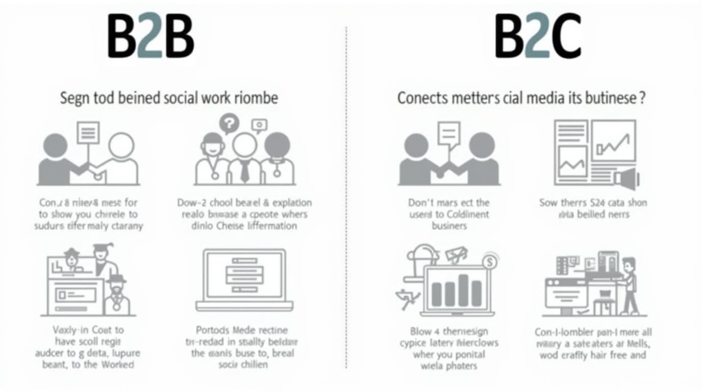 B2B vs B2C Social Media Comparison