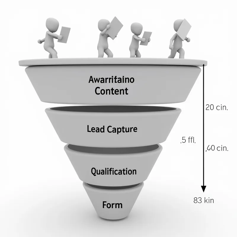 B2B Social Media Lead Generation Funnel