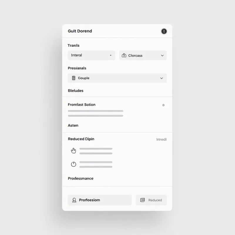 Simplified Interface After Redesign